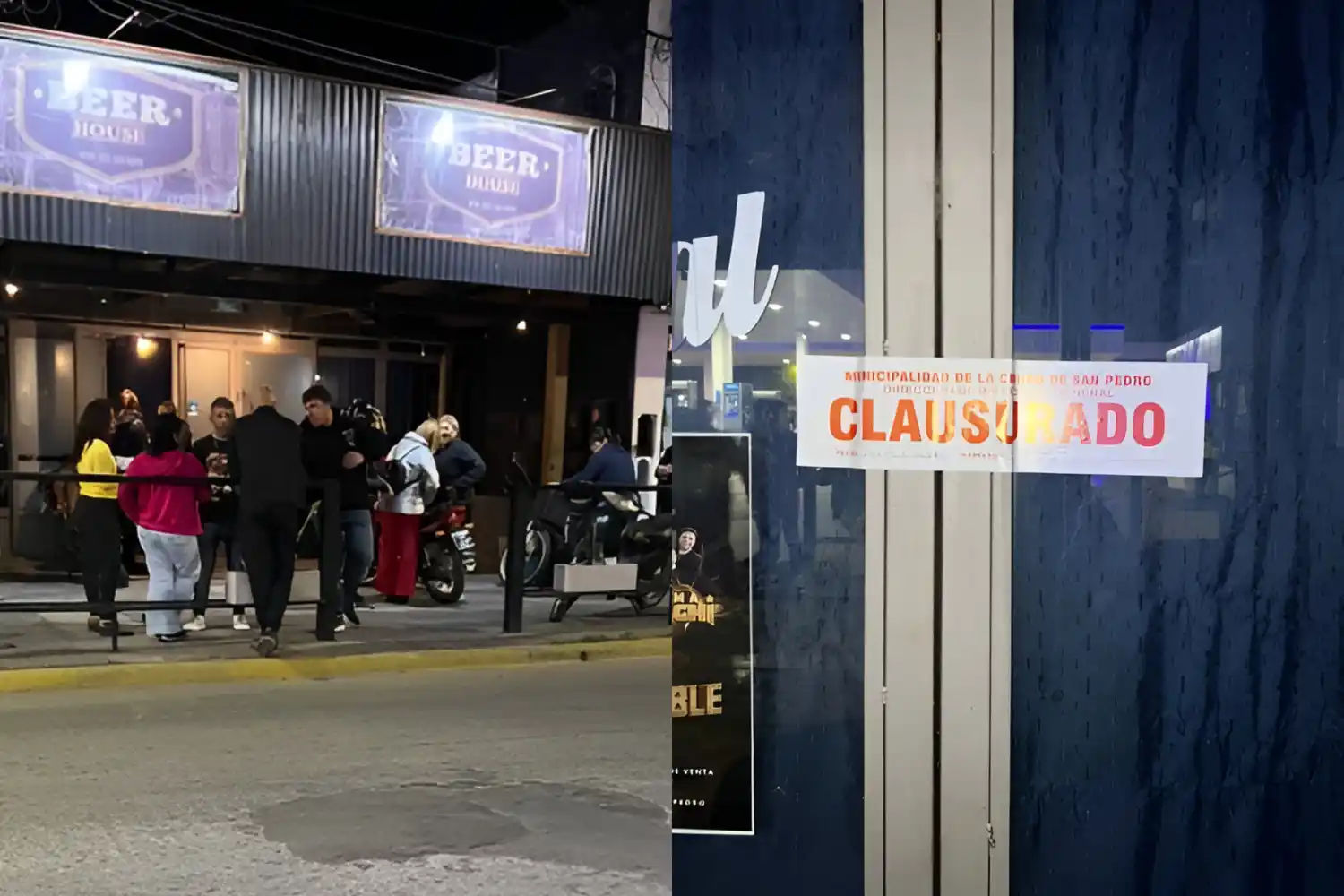 El local Beer House fue clausurado.