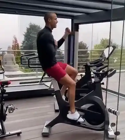 Así se enfrentaba Cristiano al COVID hasta del nuevo diagnóstico. Foto: Instagram