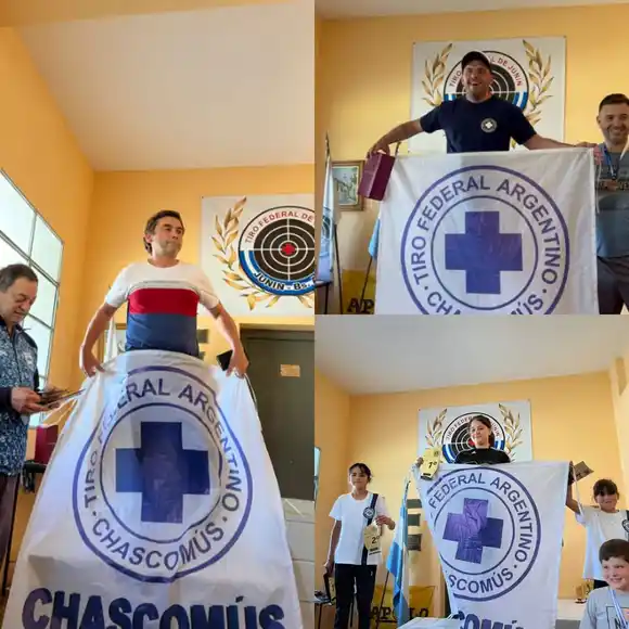 TIRO: Chascomús alcanzó el podio en todas las categorías del Torneo Nacional de Miras Abiertas