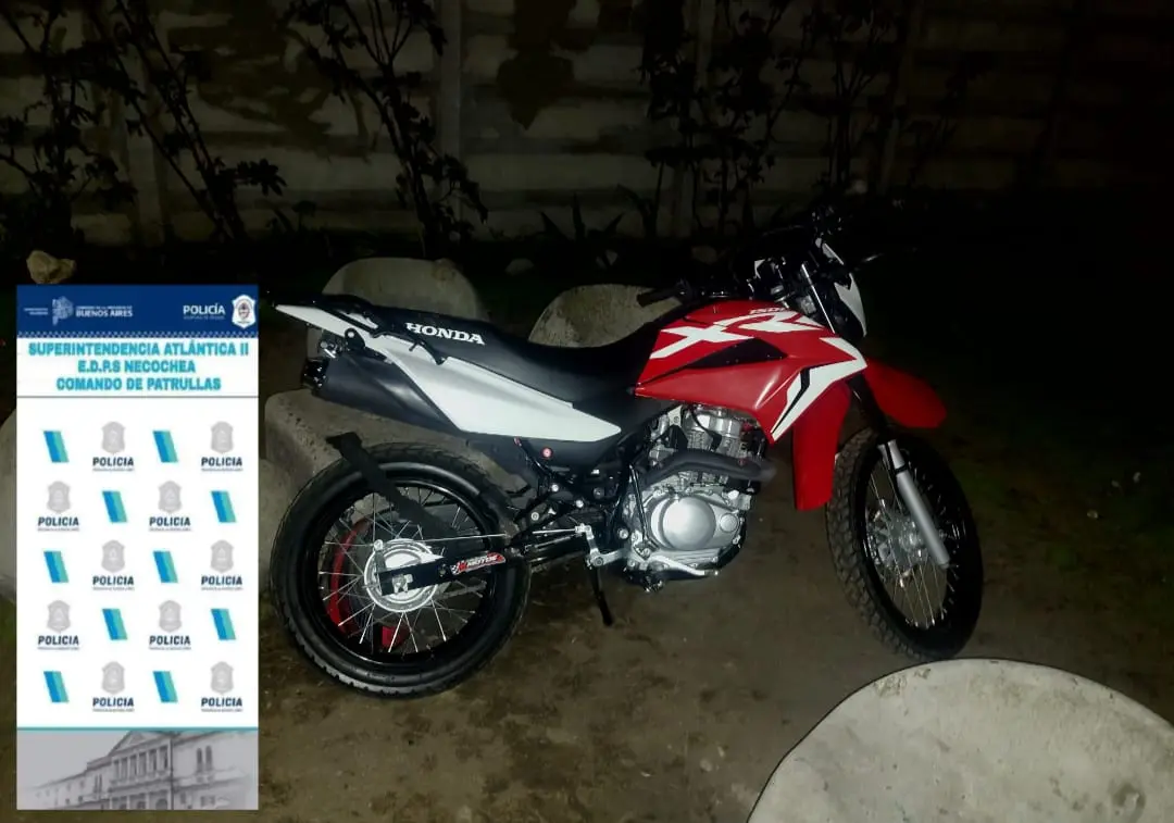 La moto robada