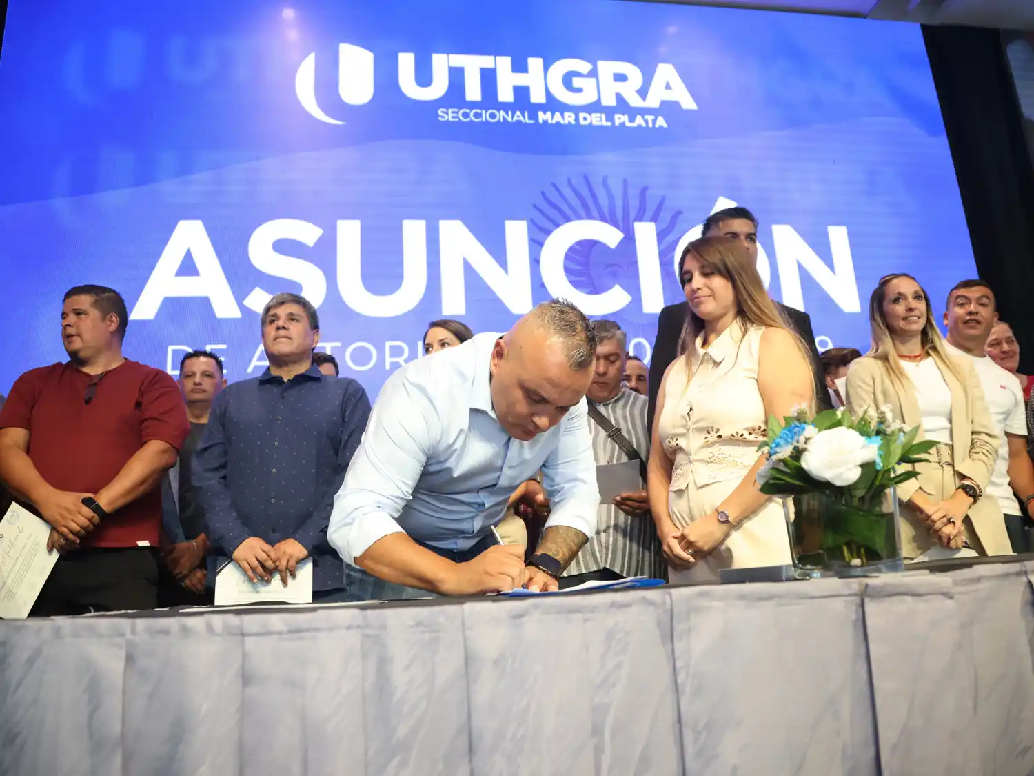 Pablo Santín, afirmó junto a su equipo: “Vamos a redoblar los esfuerzos para defender el trabajo y los derechos de las familias hoteleras y gastronómicas”.