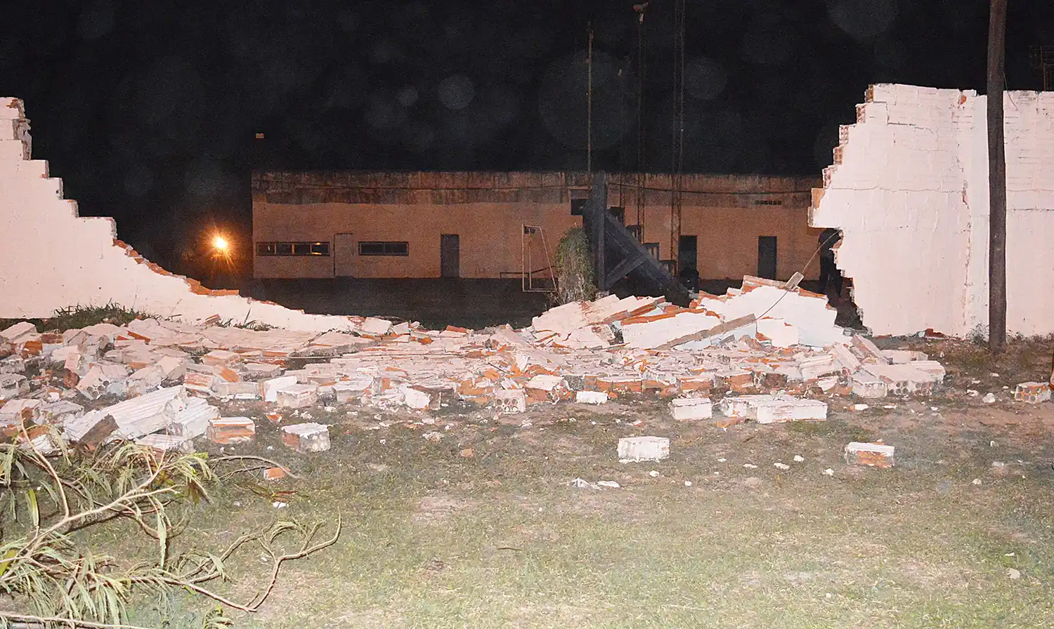 La tormenta generó muchos destrozos en Clorinda