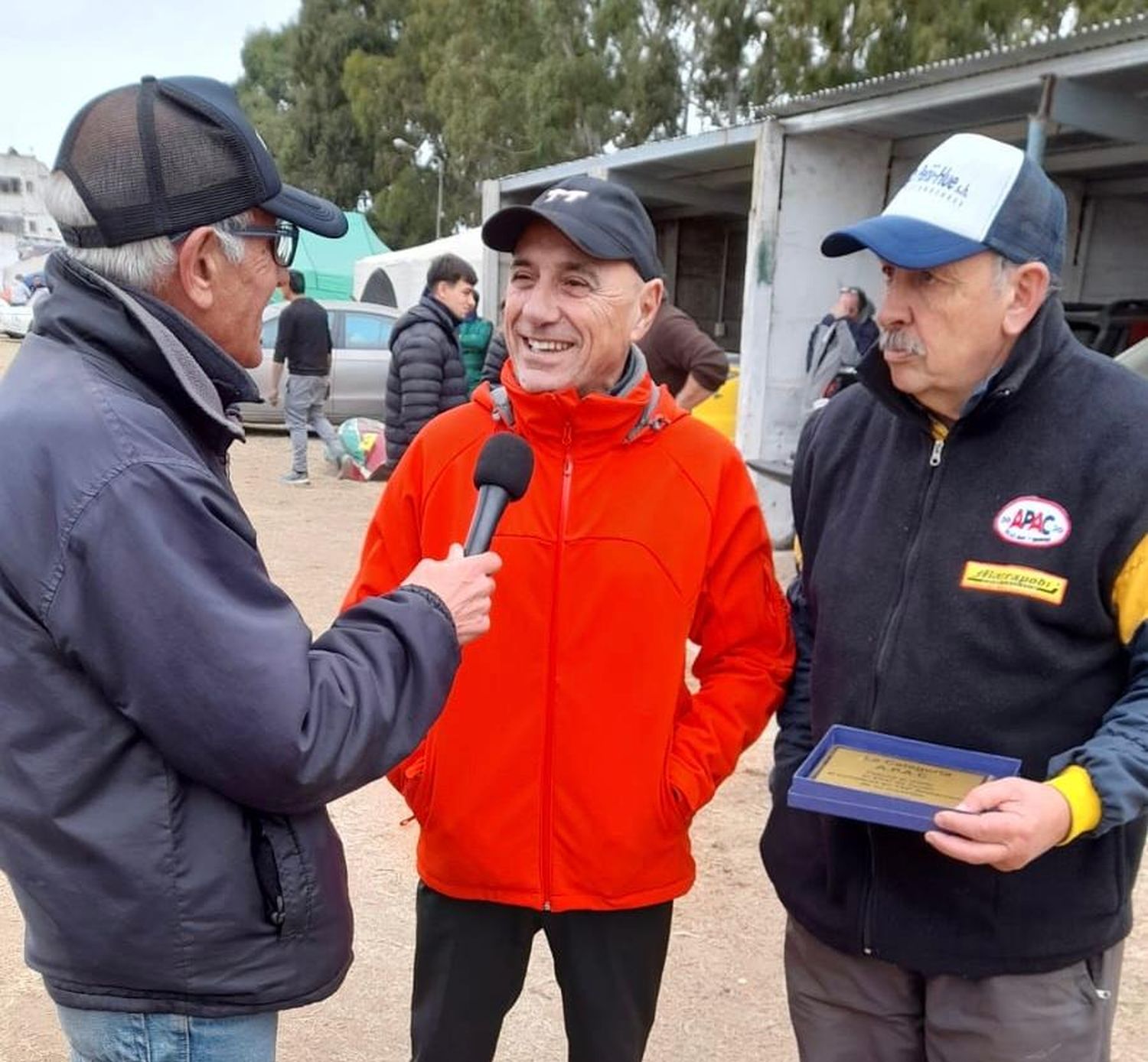 Luis Orlando Sánchez, Rogelio Adrián Rotonda y Edgardo Fernández.