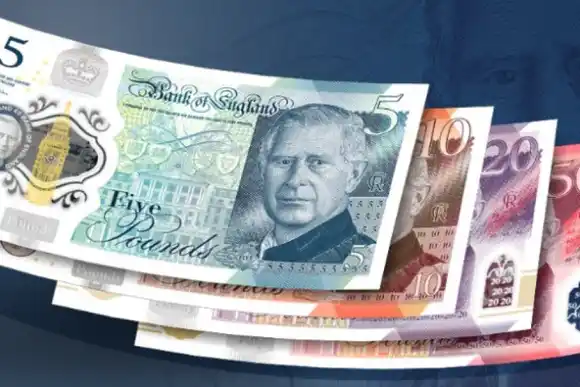 El Banco de Inglaterra presentó los primeros billetes con el rostro de Carlos III