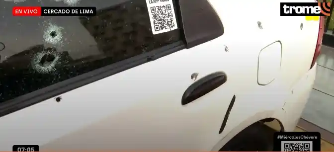 VENEZOLANO EN PERÚ salió a hacer un servicio de taxi, lo acribillaron y dejaron malherida a la pasajera