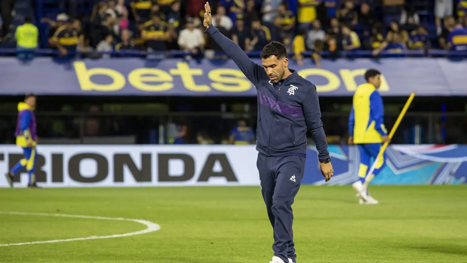 Tevez, en la Bombonera.