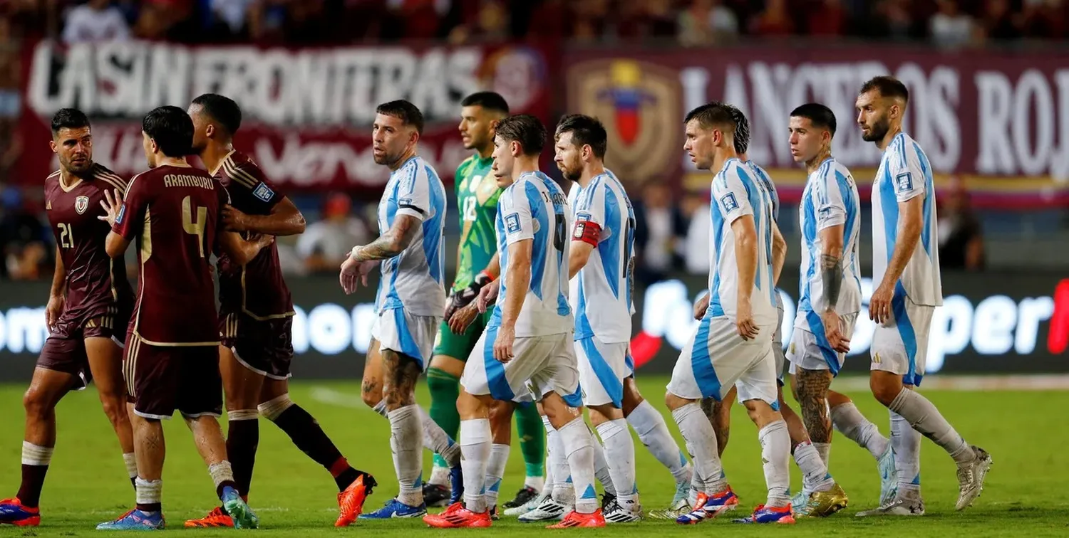 Empataron 1-1 Argentina y Venezuela. Foto: REUTERS