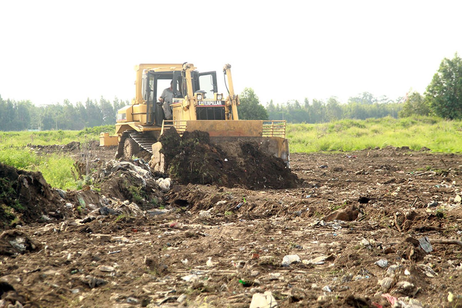 Preparan predio para la planta de residuos