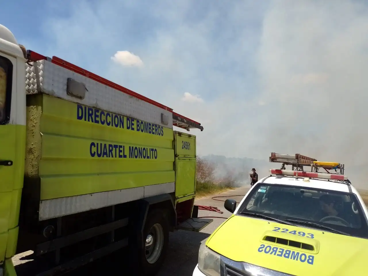 Ante cualquier eventualidad, los vecinos deberán comunicarse al 100 Bomberos, 103 Defensa Civil y 911 Policía.
