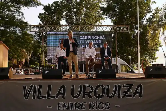 Frigerio lanzó en Villa Urquiza la temporada de verano y destacó el trabajo para potenciar el turismo entrerriano
