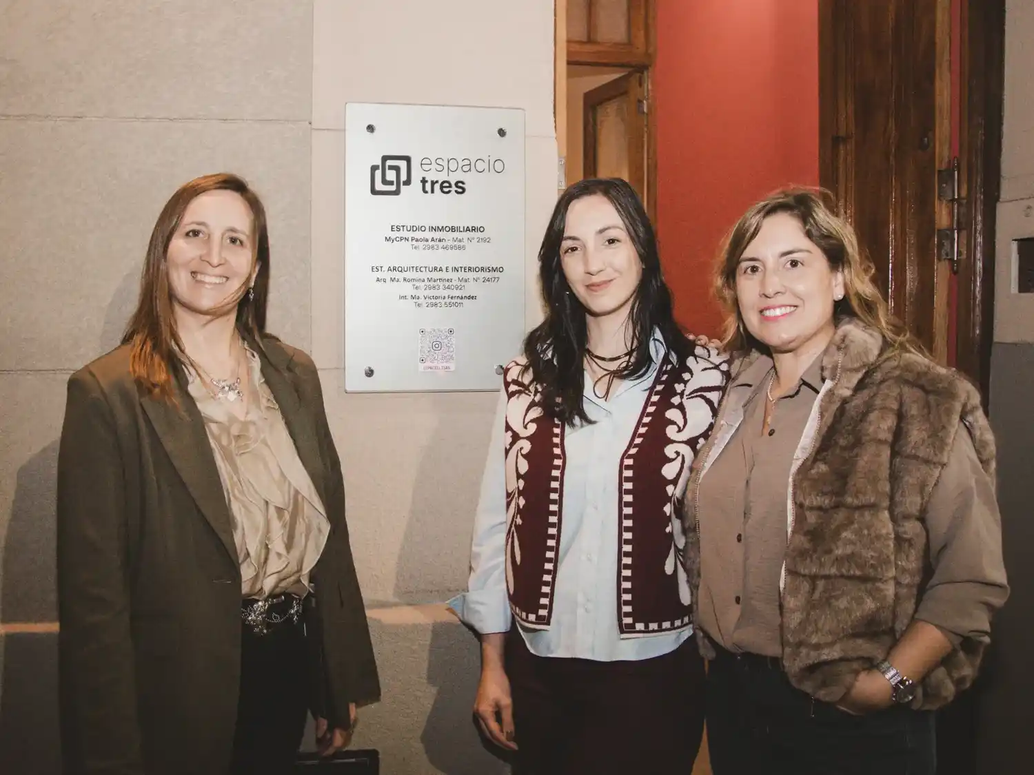 Romina Martínez, Victoria Fernández y Paola Arán