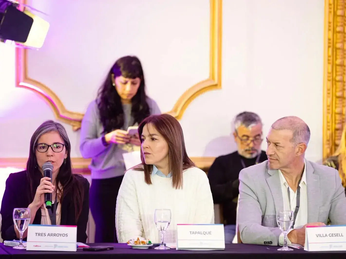 La licenciada en Turismo, Carolina Goicoechea, durante su participación en el Coprotur