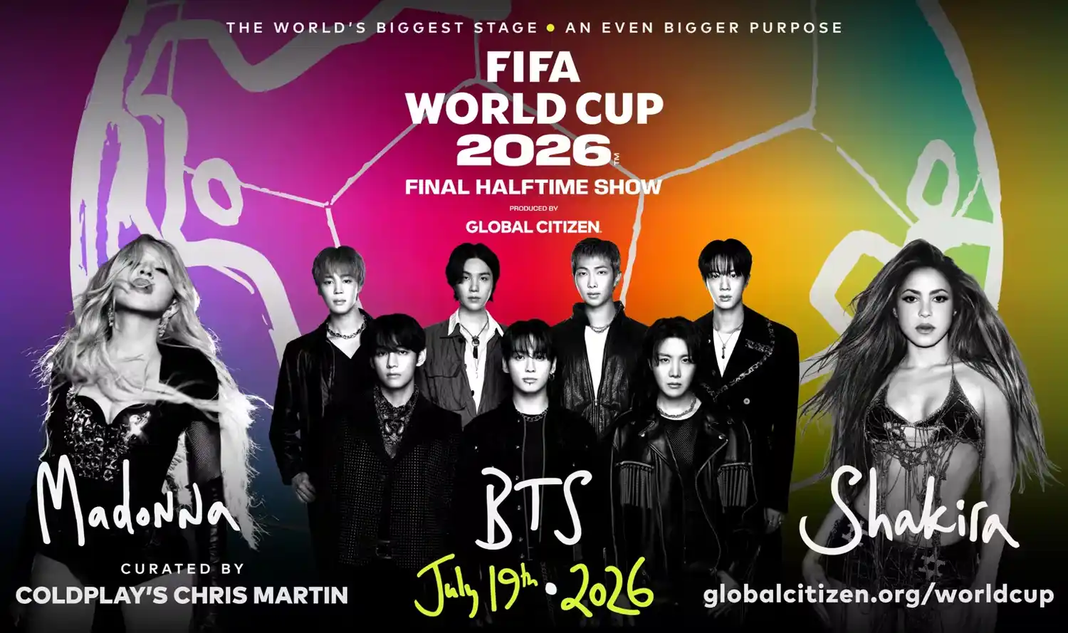 La final del Mundial 2026 tendrá un histórico show de entretiempo con Shakira y Madonna