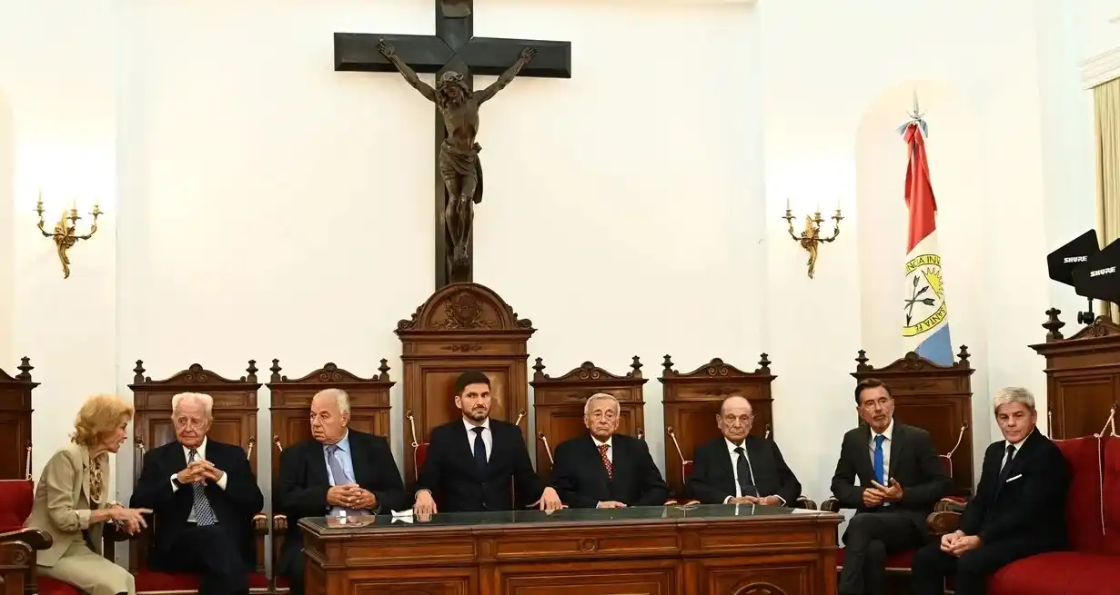 El 7 de marzo de 2024, Pullaro presidió la apertura del año judicial. Foto: Flavio Raina
