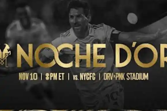 Messi jugará con Inter Miami el último partido de 2023 en la "Noche d'Or"