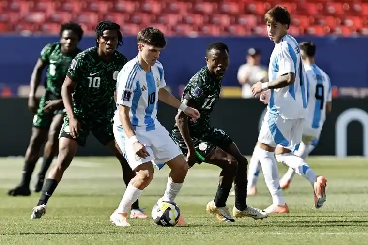 La Selección argentina Sub 20 le ganó a Nigeria.