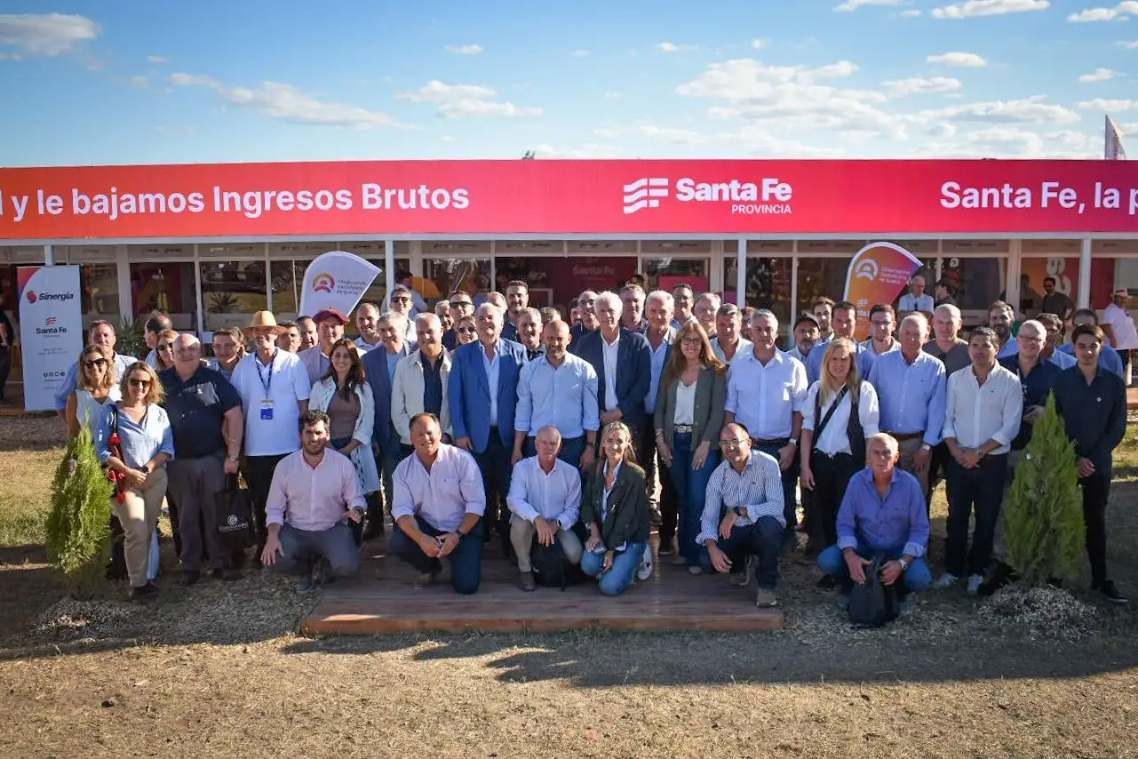 Stand de Santa Fe en la Expoagro.