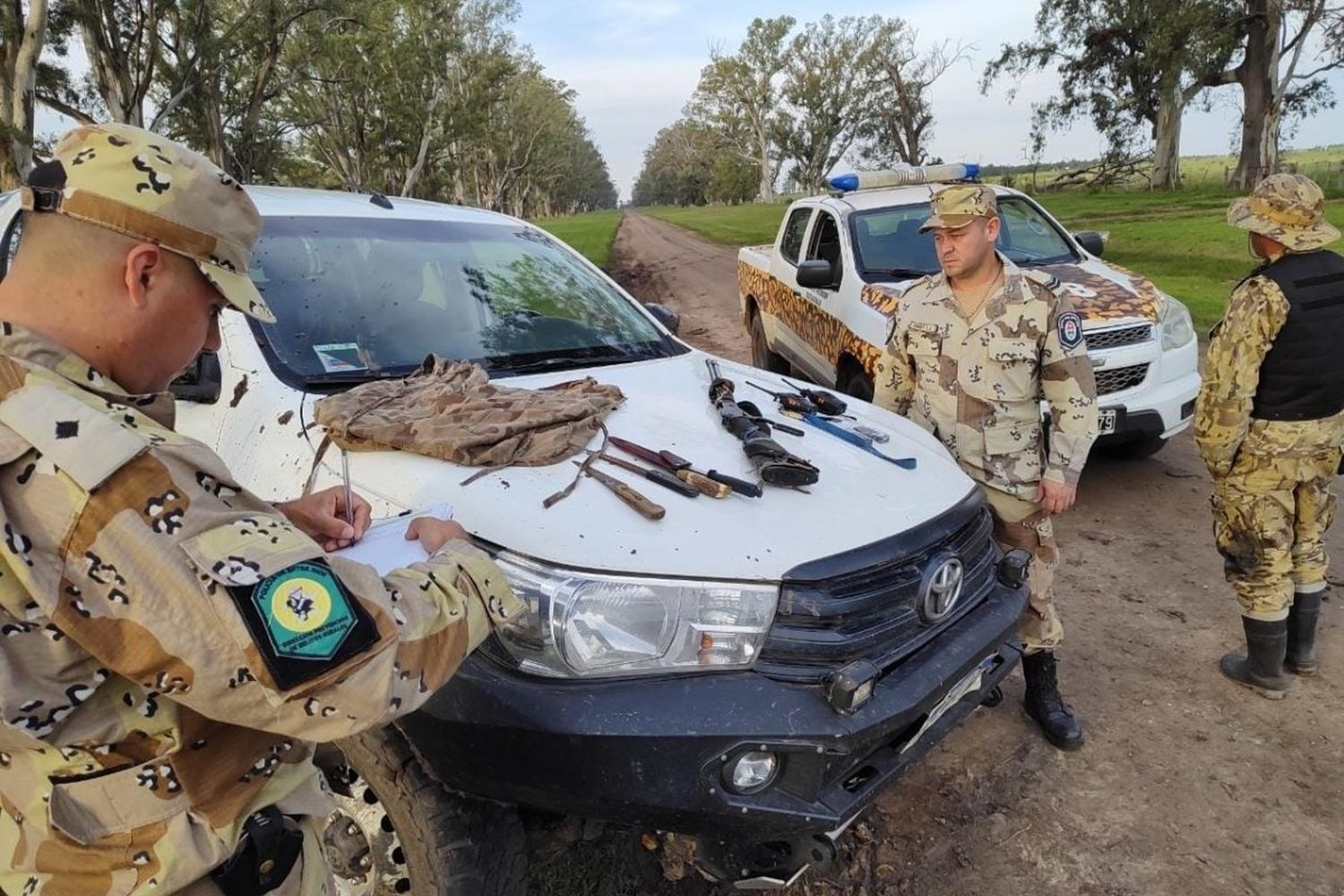 Gualeguaychú: La Brigada rural realizó operativos en El Potrero