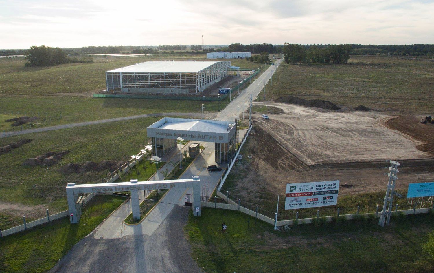 Nuevo parque industrial privado Ruta 6 en Exaltación de la Cruz: impulsado por el gobierno de la Provincia