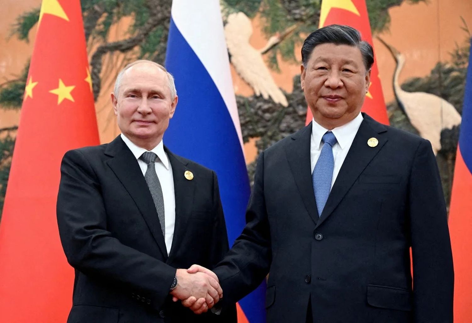 Xi Jinping y Vladimir Putin.