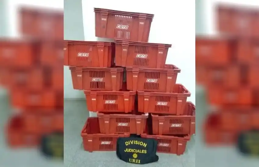 Le robó los canastos para llevar mercadería al Coto del Alto Rosario y los vendía por Facebook