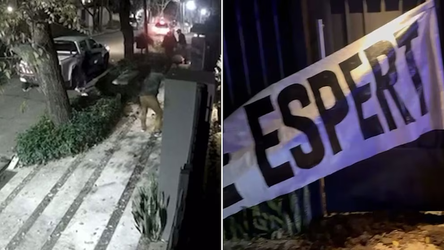 Vandalizaron la casa de José Luis Espert: dejaron un mensaje intimidatorio y estiércol