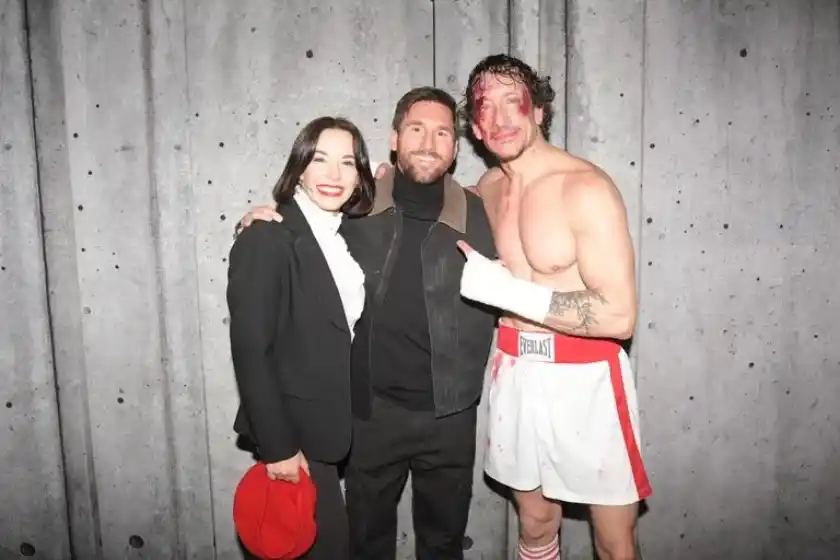 Messi fue a ver Rocky, la obre de Nico Vázquez.