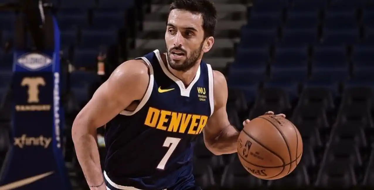 Pese a la caída ante San Antonio, Campazzo hizo un buen desempeño en Denver