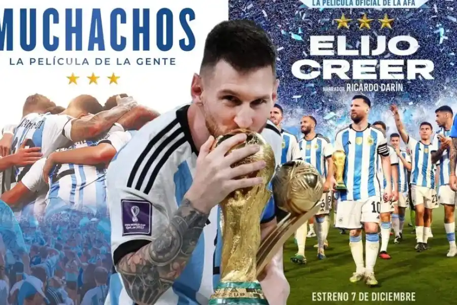 Ya llegan al cine las películas de la gesta mundialista: "Elijo creer" y "Muchachos"