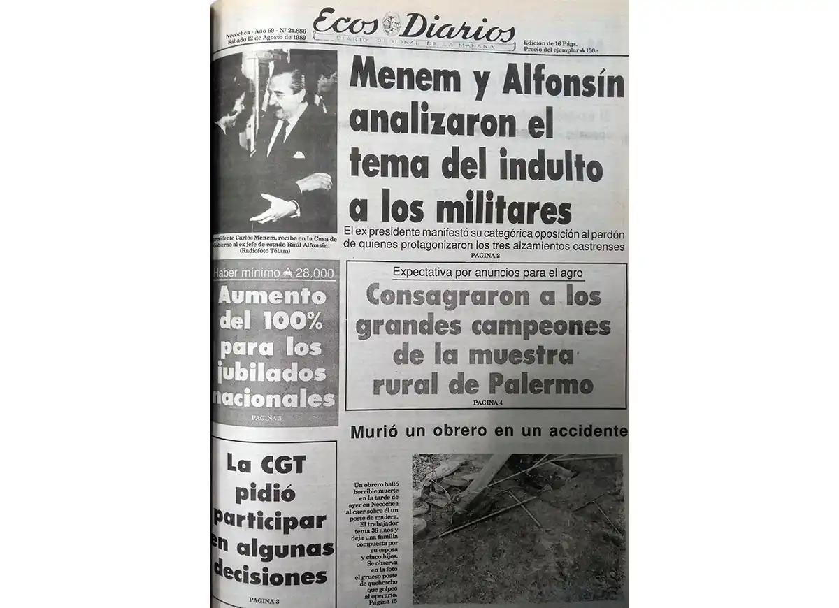 Sábado 12 de agosto de 1989