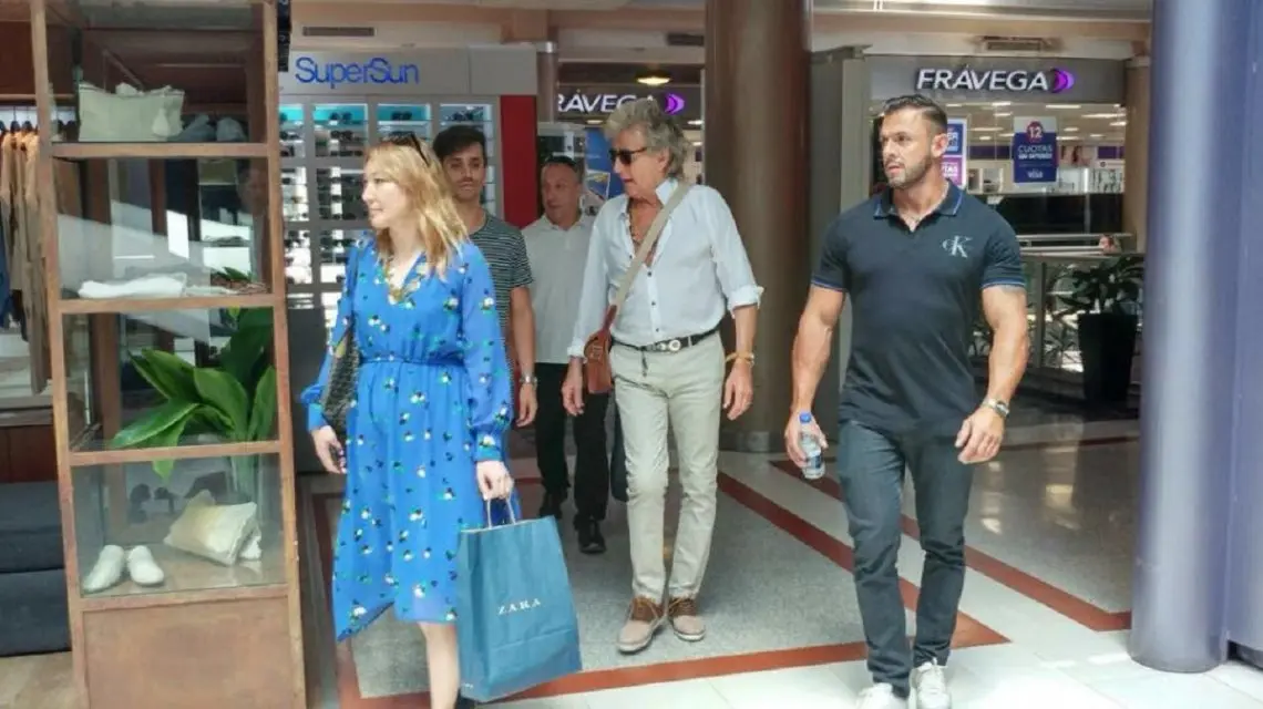 Rod Stewart, de shopping en Buenos Aires antes de sus shows