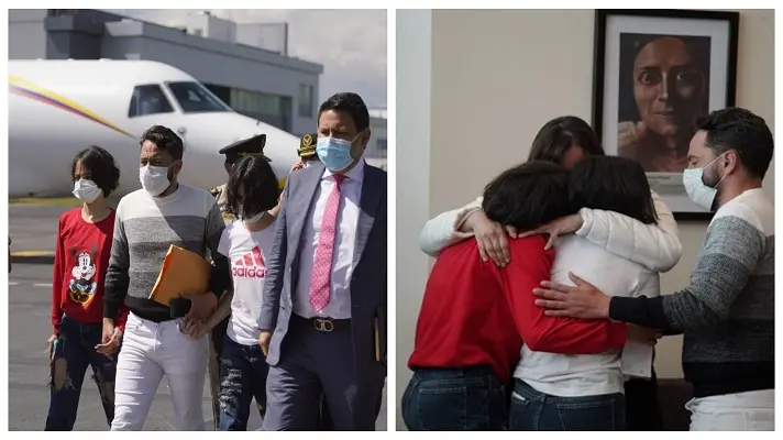 Hermanitas Oviedo se reencontraron con sus padres en Ecuador: las autoridades no aclaran si las raptaron