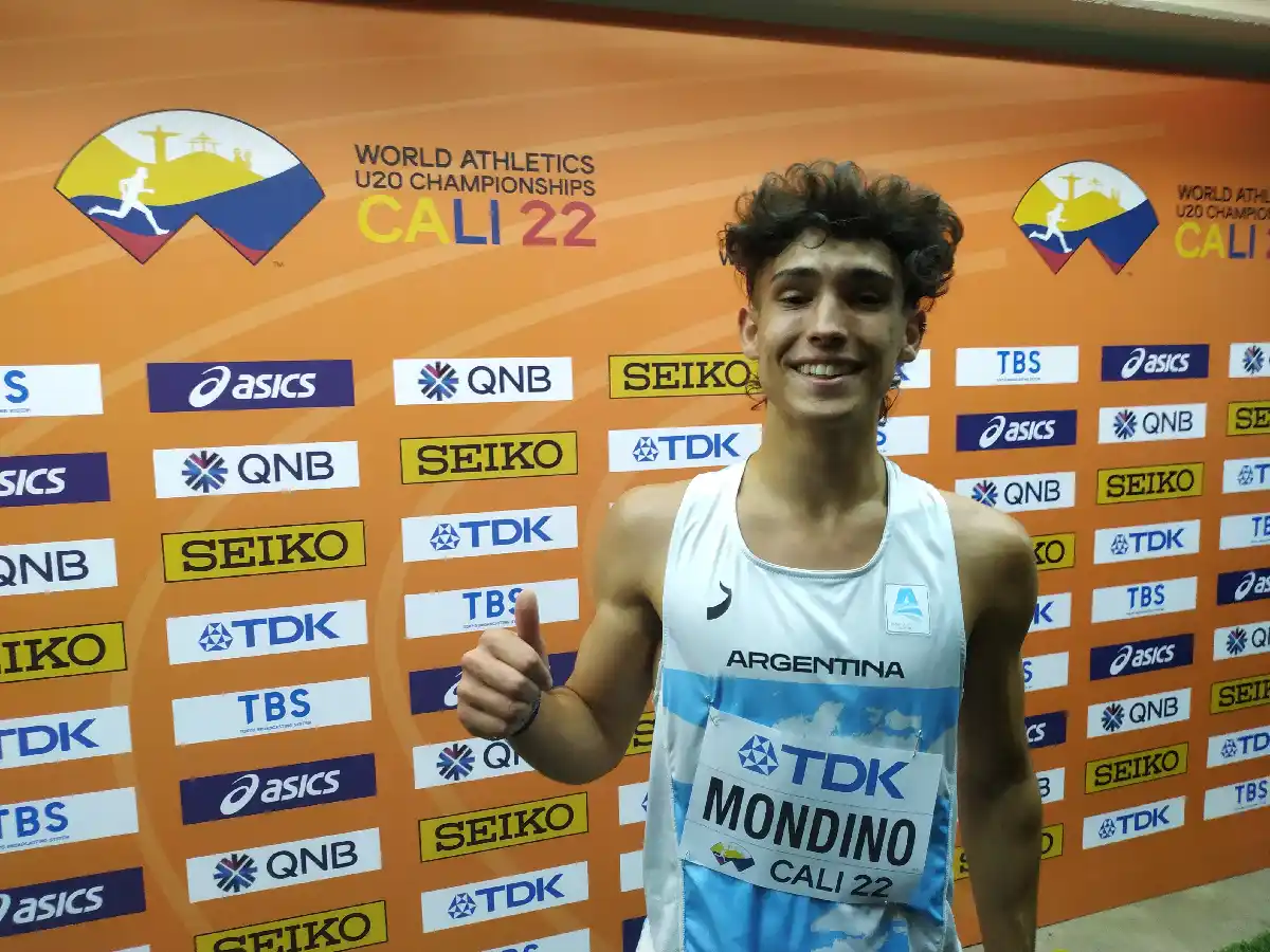 Mondino rompió récords y está en las semis del Mundial 