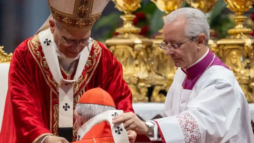 Papa León XIV impone el palio a cuatro arzobispos venezolanos