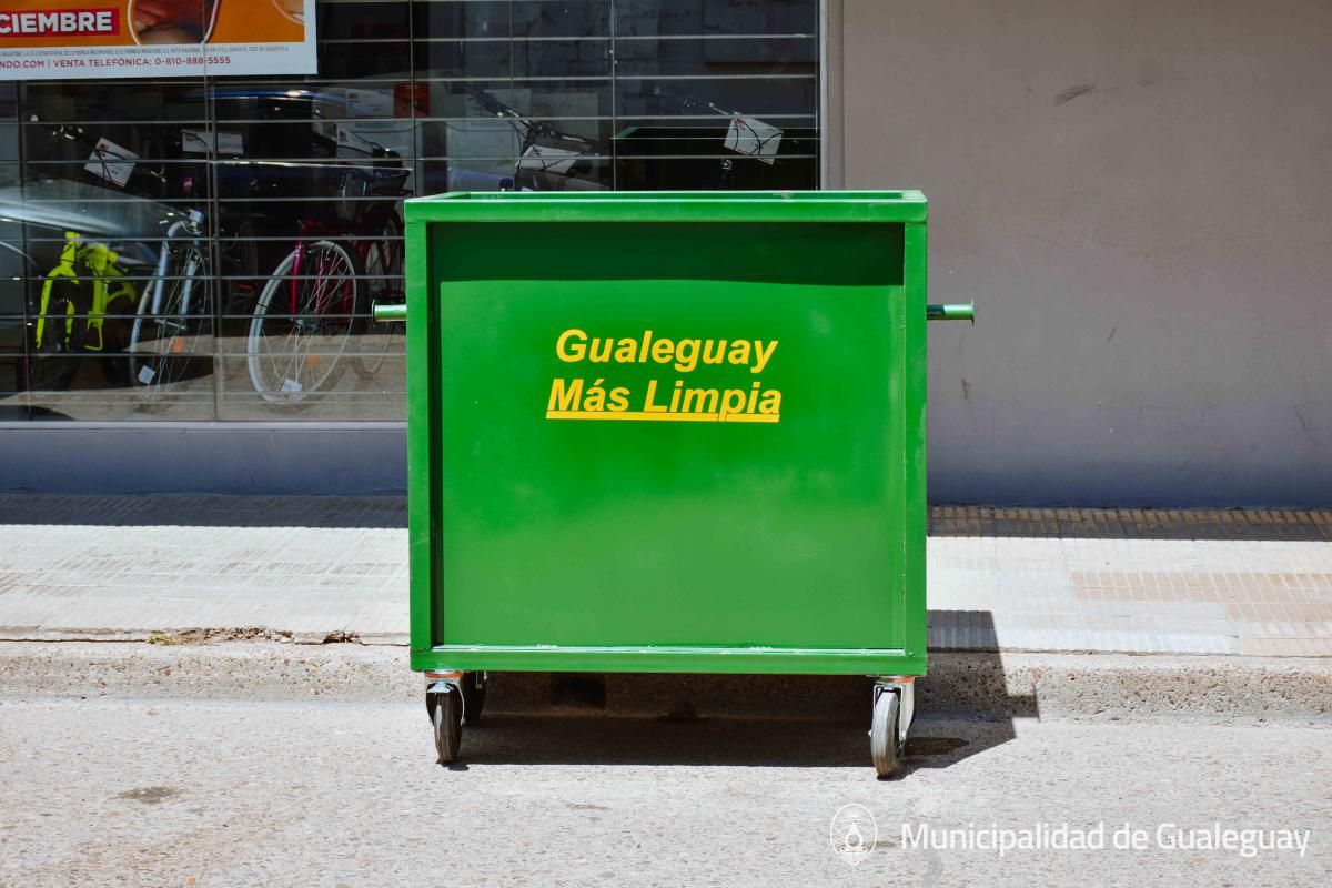Prueban un contenedor realizado por un emprendedor local