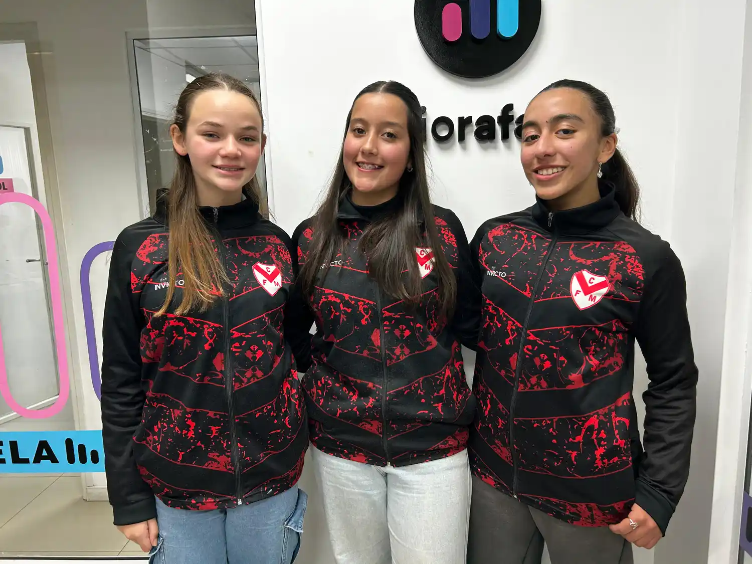 Nuria Cervosa, Julia Franco Guillán, Lucía Cortes González.