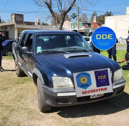camioneta secuestrada
