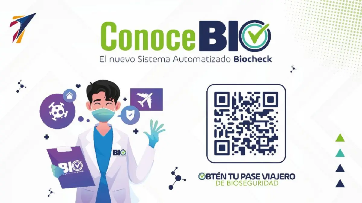 INAC pone en marcha el sistema Biocheck para el registro de pasajeros vacunados