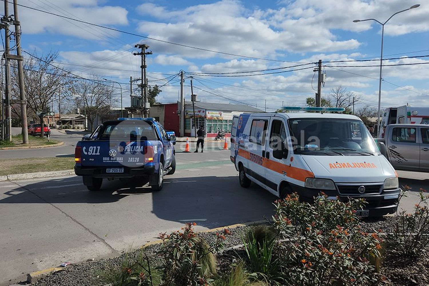 Le pegaron un culatazo en un violento asalto a mano armada en barrio Barranquitas