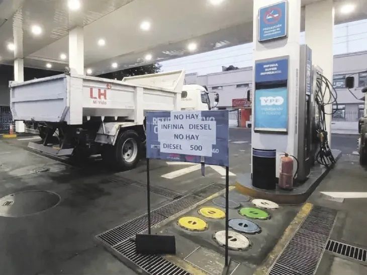 El mapa de la escasez: aumenta el desabastecimiento de gasoil en el país