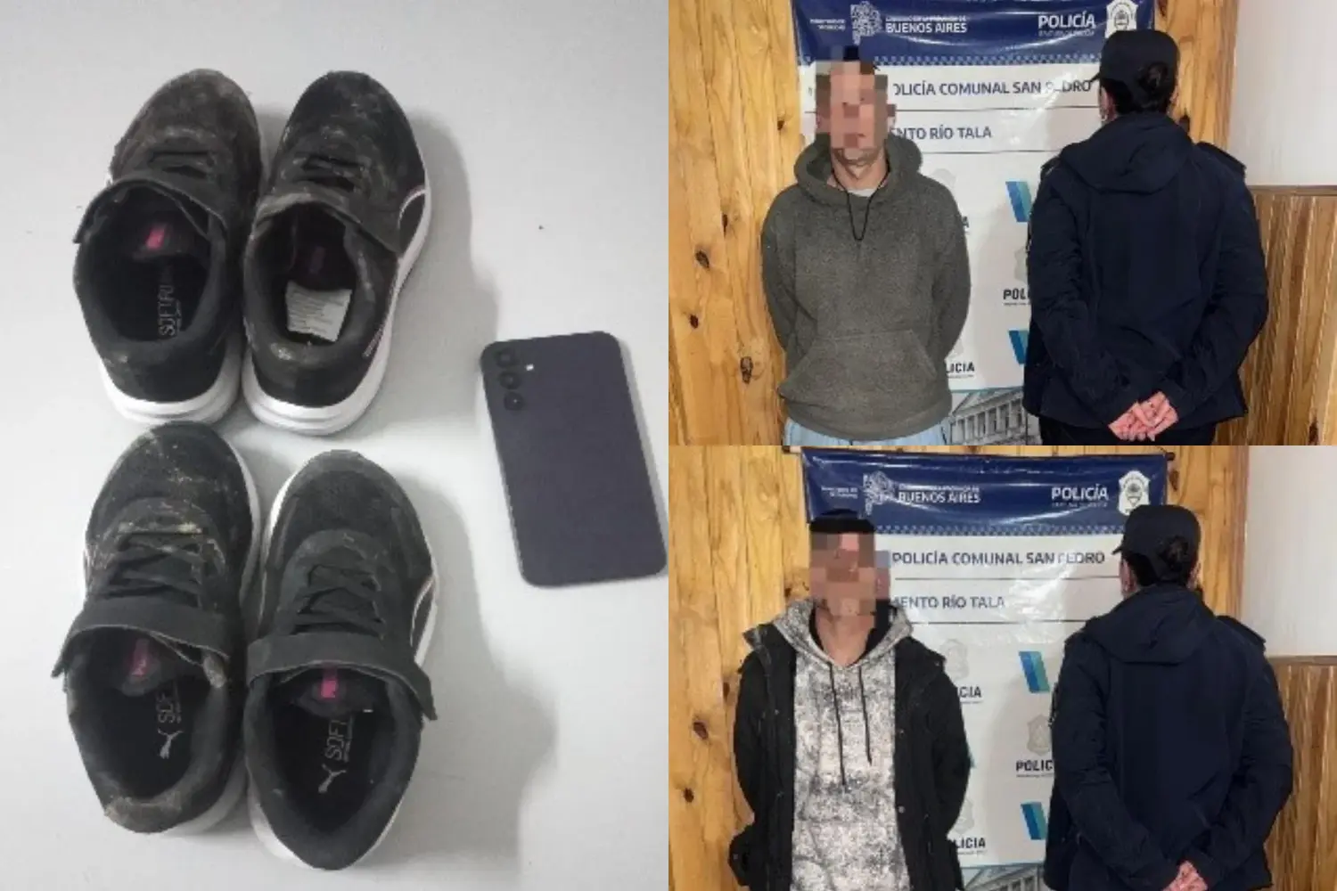 Aprehendieron a dos jóvenes y secuestraron elementos de interés para la causa.