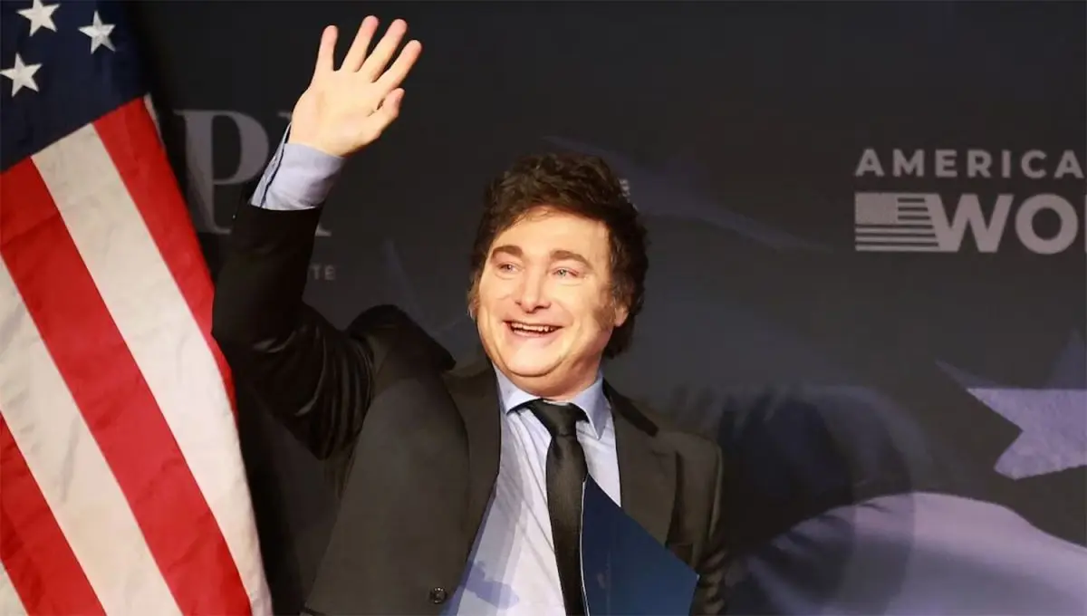 Milei ya se encuentra nuevamente en Estados Unidos.