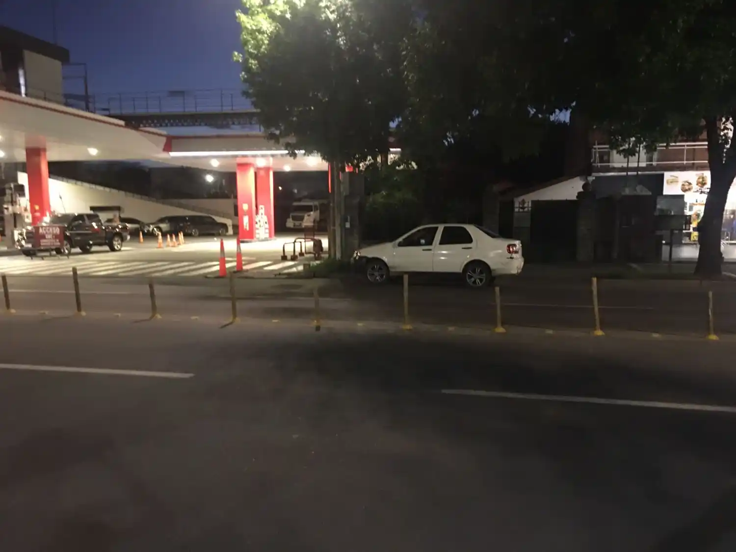 El hecho sucedió en avenida Perón al 900