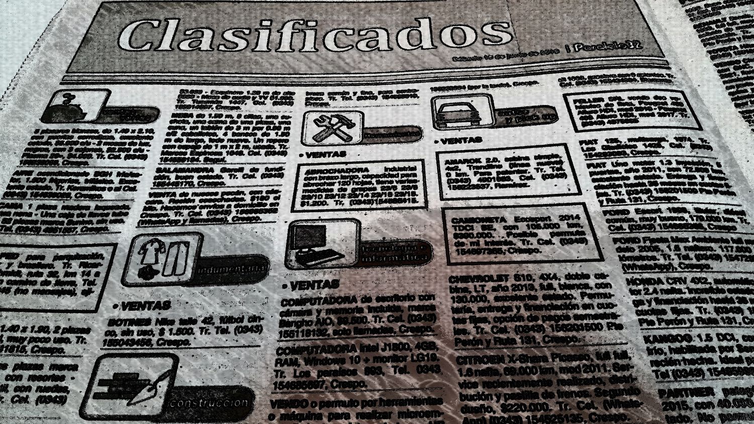 Clasificados sábado 6 de julio edición Crespo
