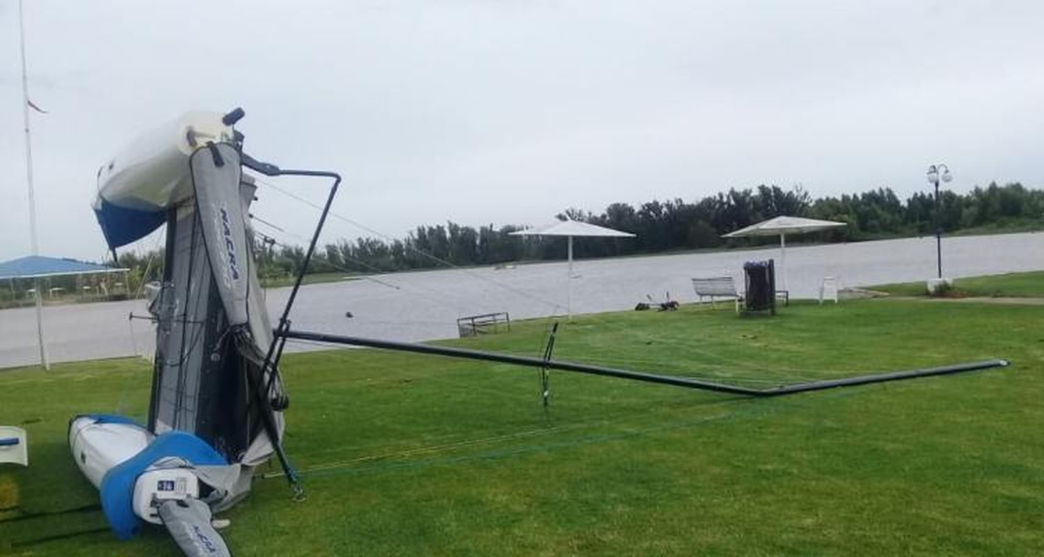 La tormenta rompió el nacra 15 con el que Dante Cittadini fue campeón olímpico
