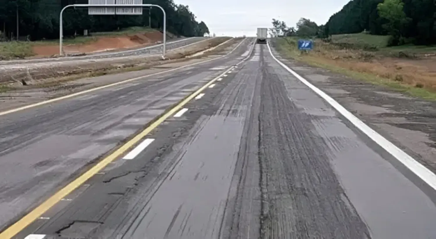 Murió un camionero en Ruta 14 en un confuso episodio