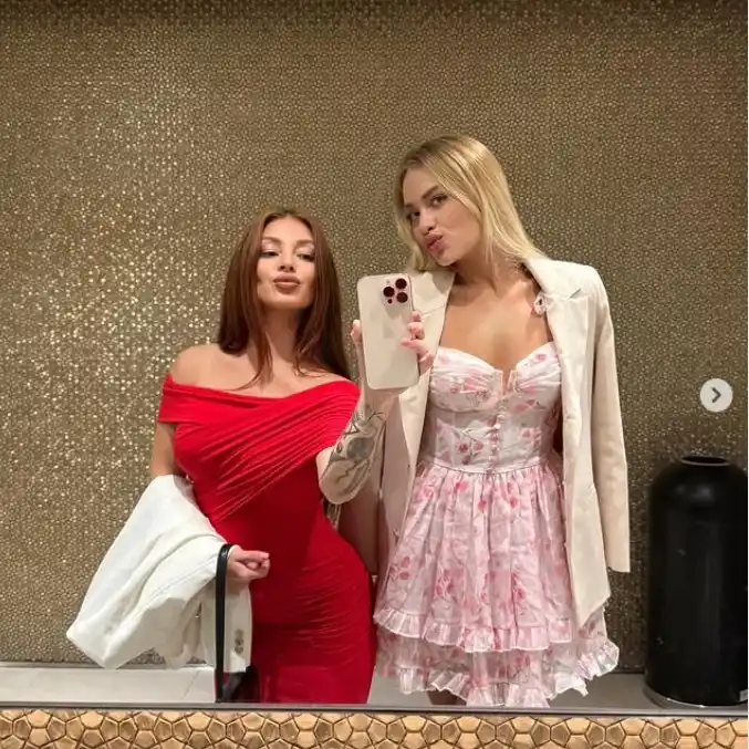 Amigas. Lelya y María en otros tiempos. IG Lelya Mult.