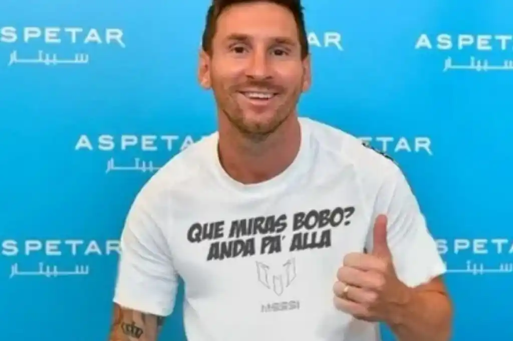 “Qué mirás bobo”: ya se venden remeras y tazas con la frase de Messi