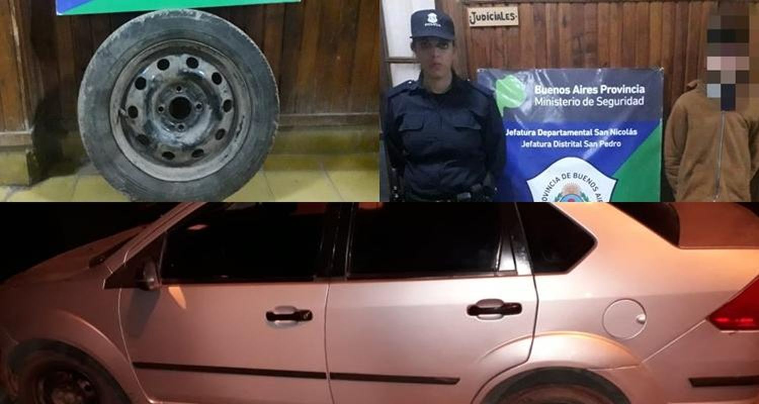 Delincuente no le pagó el viaje a un remisero, le rompió la llave del auto e intentó robarle una rueda