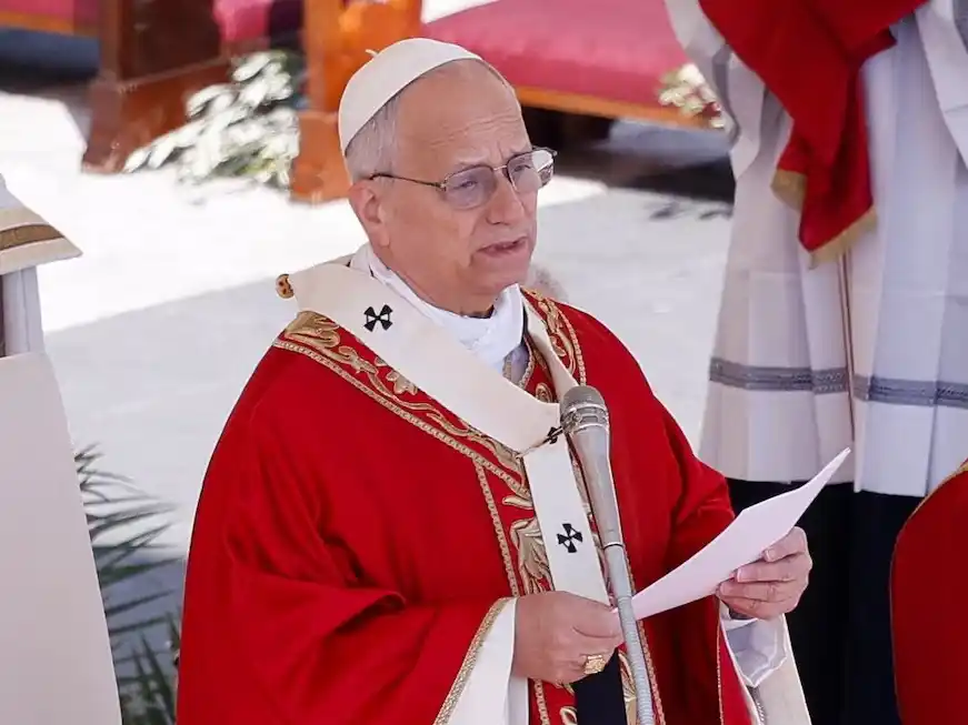 León XIV abrió la Semana Santa con un llamado a la paz: “¡Depongan las armas, recuerden que son hermanos!”